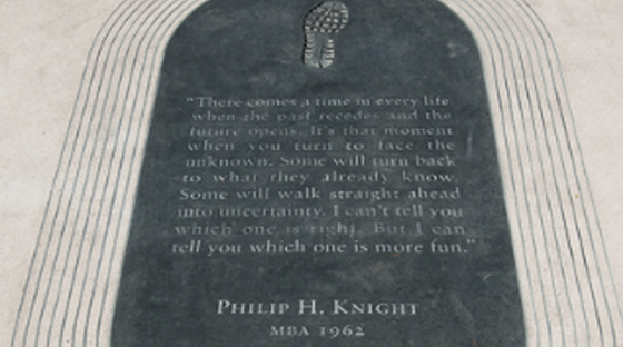 Philip K Knight footprint